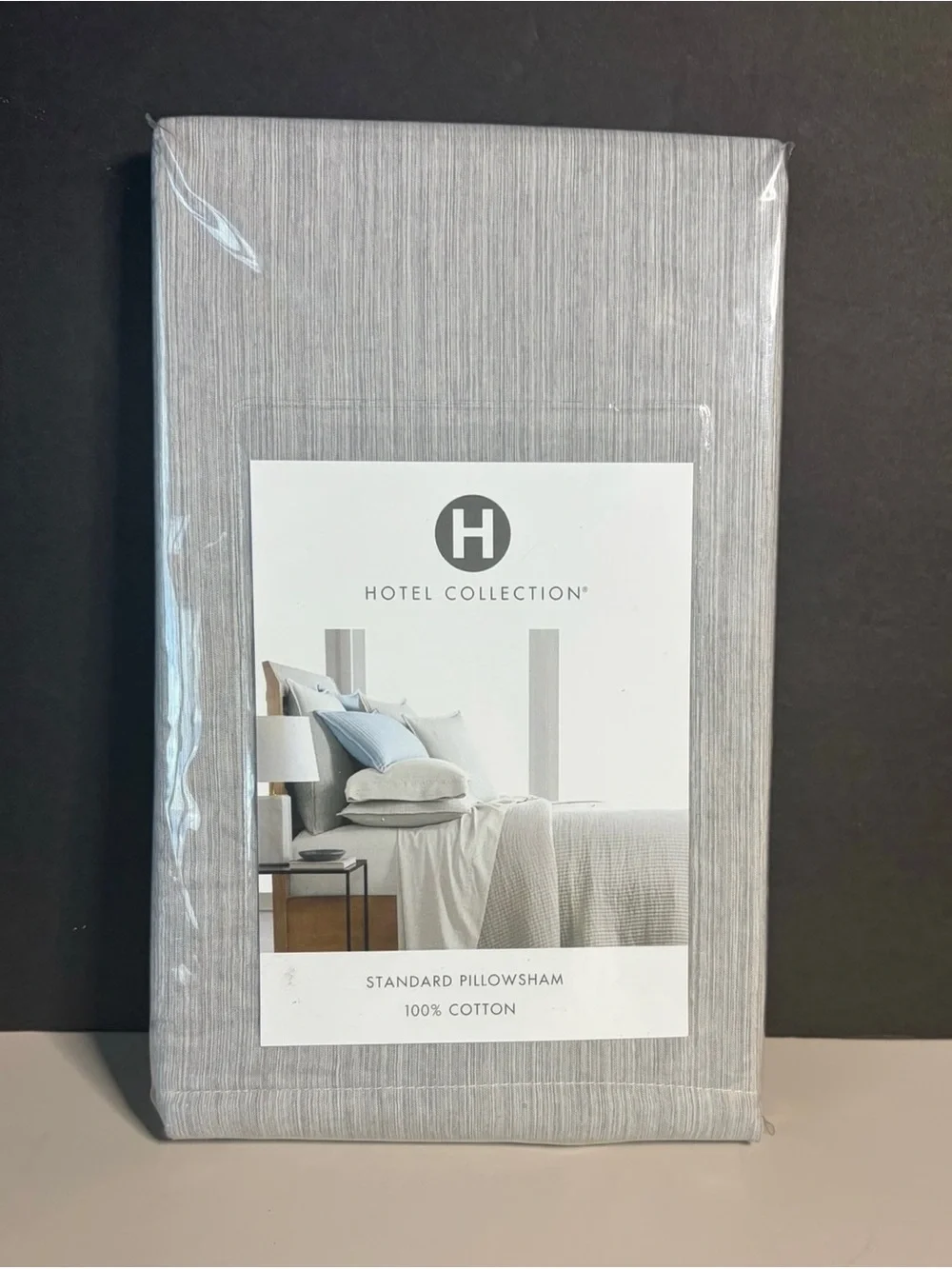 Hotel Collection Light Gray Pillow Sham
